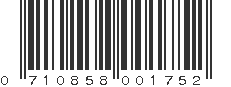 UPC 710858001752