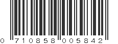 UPC 710858005842