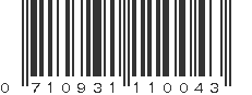 UPC 710931110043