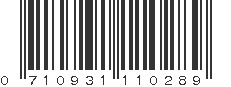 UPC 710931110289