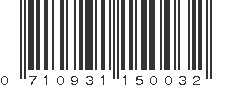 UPC 710931150032