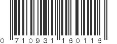 UPC 710931160116