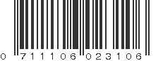 UPC 711106023106