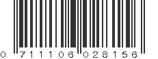 UPC 711106028156