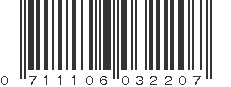 UPC 711106032207