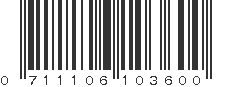 UPC 711106103600