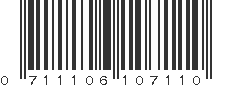 UPC 711106107110