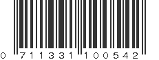 UPC 711331100542