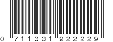 UPC 711331922229