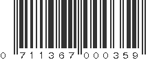 UPC 711367000359