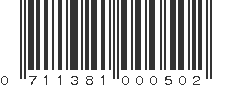 UPC 711381000502