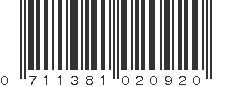 UPC 711381020920