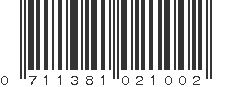 UPC 711381021002