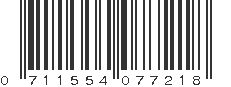 UPC 711554077218