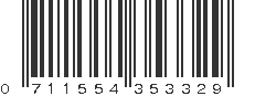 UPC 711554353329