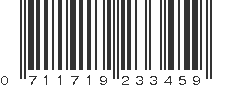 UPC 711719233459