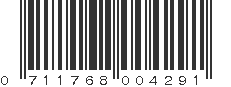 UPC 711768004291