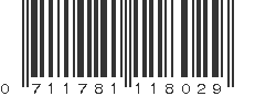 UPC 711781118029