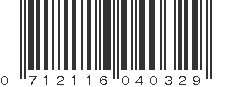 UPC 712116040329