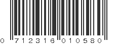 UPC 712316010580