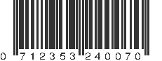 UPC 712353240070