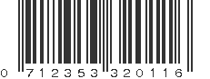 UPC 712353320116