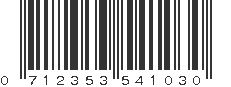 UPC 712353541030