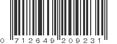 UPC 712649209231