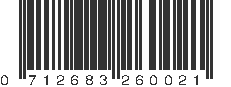 UPC 712683260021