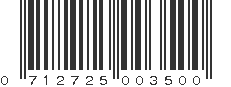 UPC 712725003500