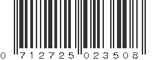 UPC 712725023508