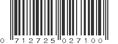 UPC 712725027100