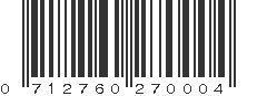 UPC 712760270004