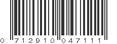 UPC 712910047111