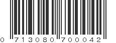 UPC 713080700042