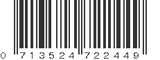 UPC 713524722449