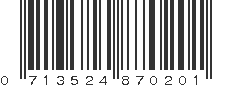 UPC 713524870201