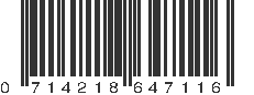 UPC 714218647116