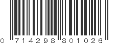 UPC 714298801026