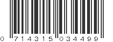 UPC 714315034499