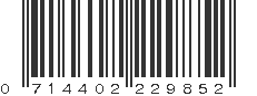 UPC 714402229852