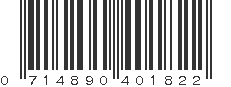 UPC 714890401822