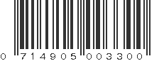 UPC 714905003300