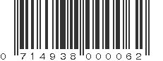 UPC 714938000062