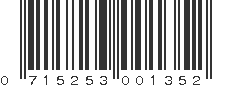 UPC 715253001352