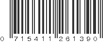 UPC 715411261390