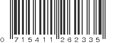 UPC 715411262335