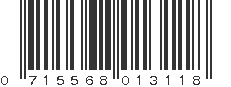 UPC 715568013118