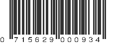 UPC 715629000934