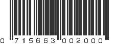 UPC 715663002000